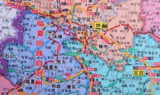 甘肃地图全图高清版